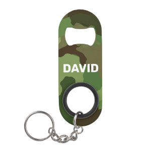 Personalisierte Camouflage Individuelle Name Army Mini Flaschenöffner