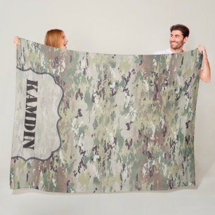 Personalisierte Camouflage-Uniform der Fleecedecke