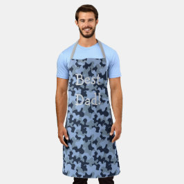 Personalisierte Camouflage Vater Geschenk Schürze