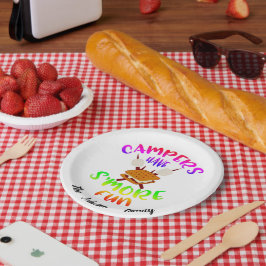 Personalisierte Camper Pappteller