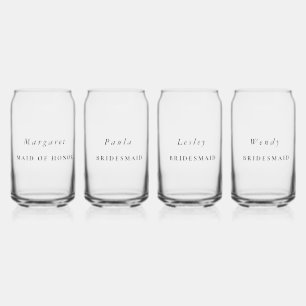 Personalisierte Can Glasses Wedding Party Dosenglas