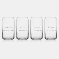 Personalisierte Can Glasses Wedding Party