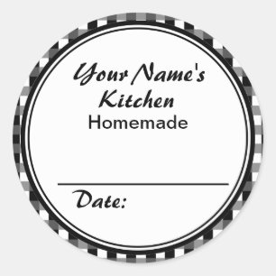 Personalisierte Canning-Etiketten, rund klebrig Runder Aufkleber