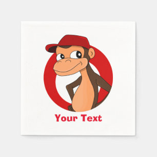 Personalisierte Cartoon-Servietten Serviette