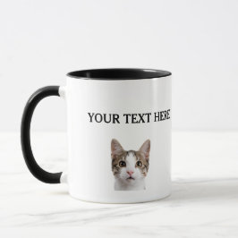 Personalisierte Cat Face Name Pet Lover Owner Tass Tasse