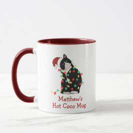 Personalisierte Cat Hot Coco Tasse