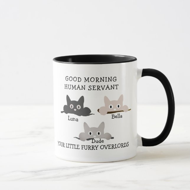 Personalisierte Cat Lover Tasse - Benutzerdefinier (Rechts)