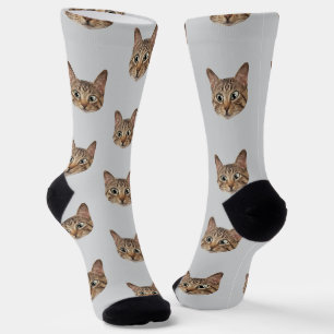 Personalisierte Cat Lovers Sounds mit benutzerdefi Socken