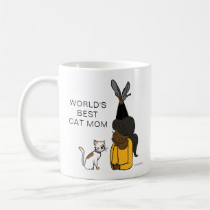 Personalisierte Cat Mama Kaffee Tasse
