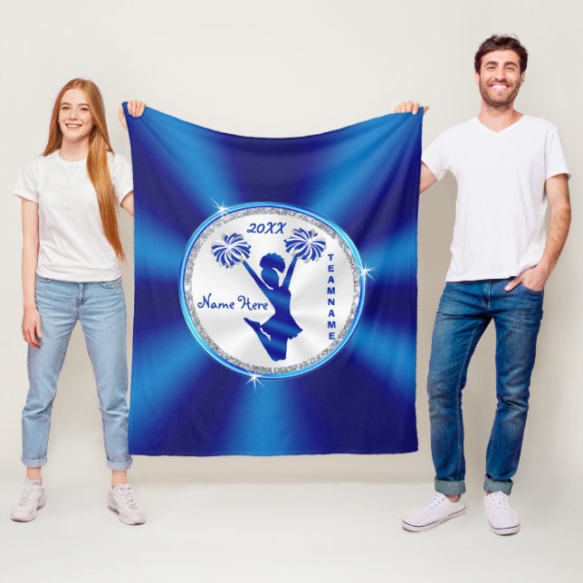 Personalisierte Cheerleading Decken in Ihren (Beispiel)