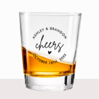 Personalisierte Cheers Wedding Shooters