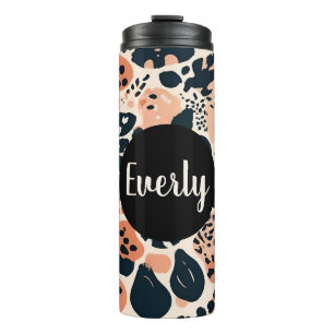 Personalisierte Cheetah Leopard Tierwerbung Thermosbecher