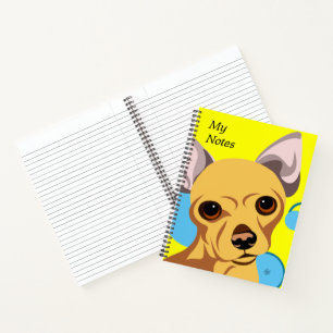 Personalisierte Chihuahua Art Notebooks Notizbuch
