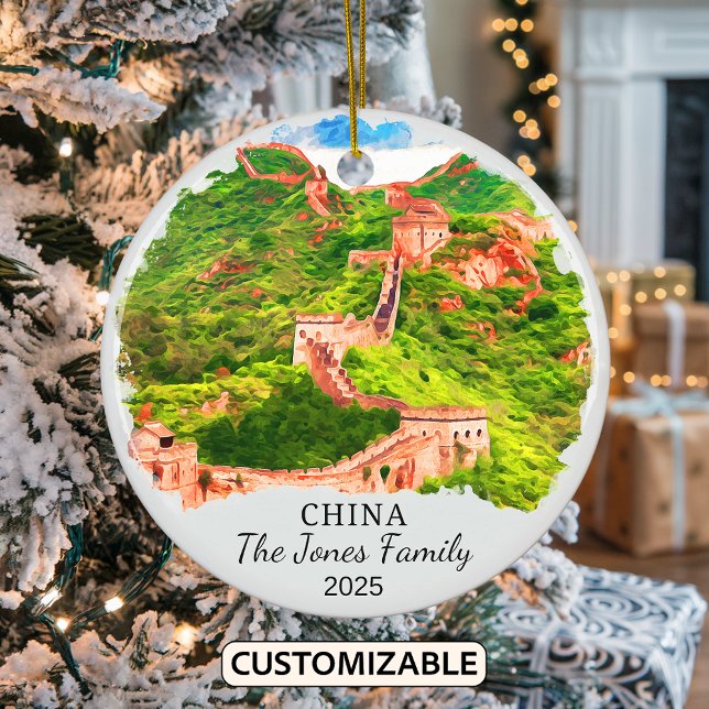 Personalisierte China Ornament, Geschenk für benut Keramik Ornament (Von Creator hochgeladen)