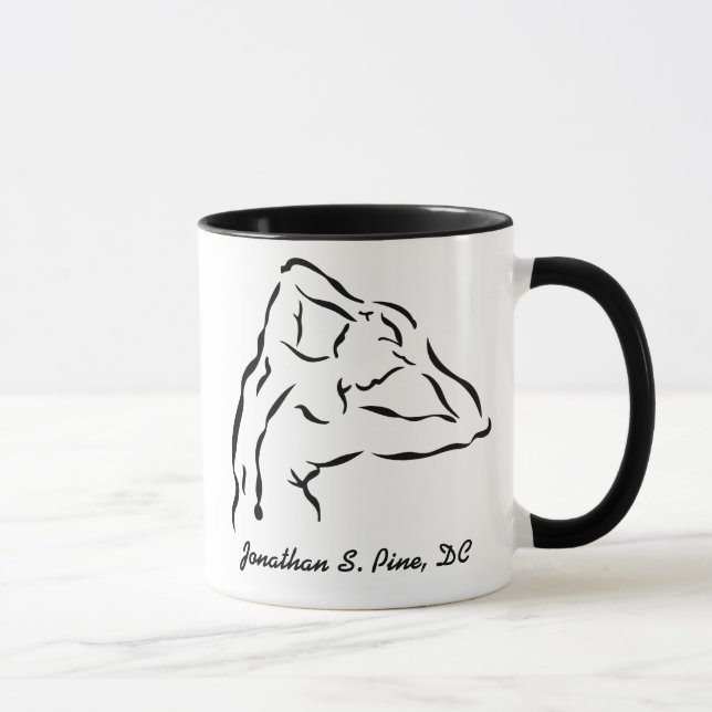 Personalisierte Chiropraktor-Tasse Tasse (Rechts)
