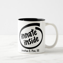 Personalisierte Chiropraktor-Tasse Zweifarbige Tasse