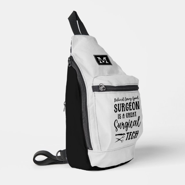 Personalisierte Chirurgie | Chirurgischer Technolo Crossbody Bag (Linke Seite)