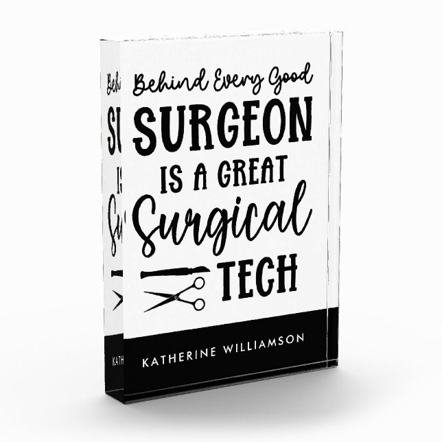 Personalisierte Chirurgie | Chirurgischer Technolo Fotoblock (Links)