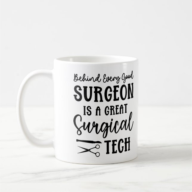 Personalisierte Chirurgie | Chirurgischer Technolo Kaffeetasse (Links)