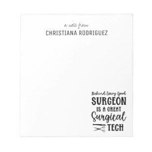 Personalisierte Chirurgie   Chirurgischer Technolo Notizblock