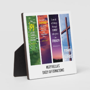 Personalisierte Christliche BIBEFÄHIGUNGEN Fotoplatte