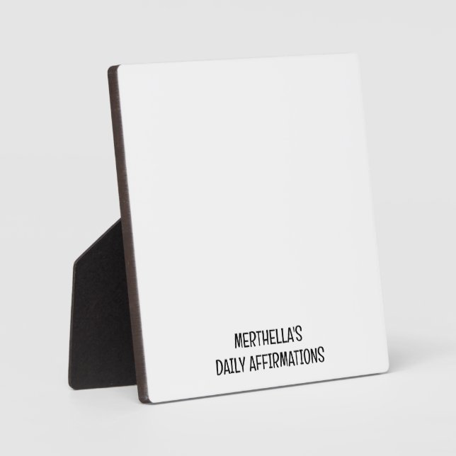 Personalisierte Christliche BIBEFÄHIGUNGEN Fotoplatte (Vorderseite)