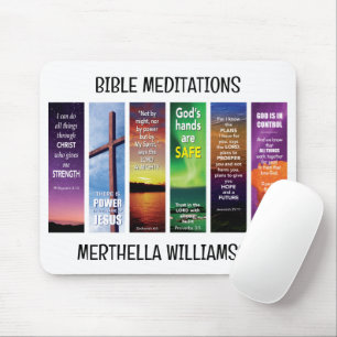 Personalisierte Christliche BIBLE VERSES Scripte Mousepad