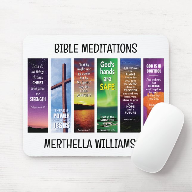 Personalisierte Christliche BIBLE VERSES Scripte Mousepad (Mit Mouse)