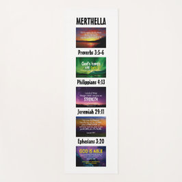 Personalisierte Christliche Inspiration Yogamatte