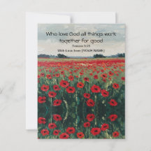 Personalisierte Christliche Postkarte