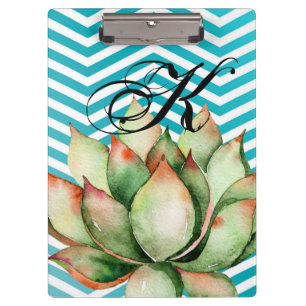 Personalisierte Clip Board Boho Cacti Cactus Succu Klemmbrett