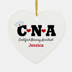 Personalisierte CNA Keramik Nurse Ornament