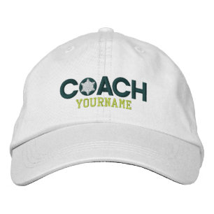 Personalisierte Coach-Schneeflocken bestickt Bestickte Kappe