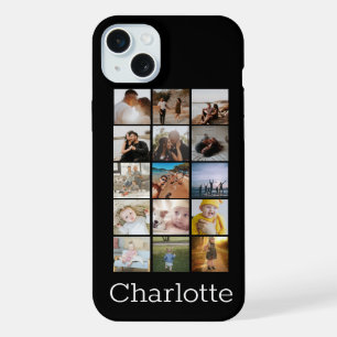 Personalisierte Collage macht Ihr eigenes einzigar iPhone 15 Plus Hülle