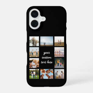 Personalisierte Collage mit 10 Fotos iPhone 16 Hülle