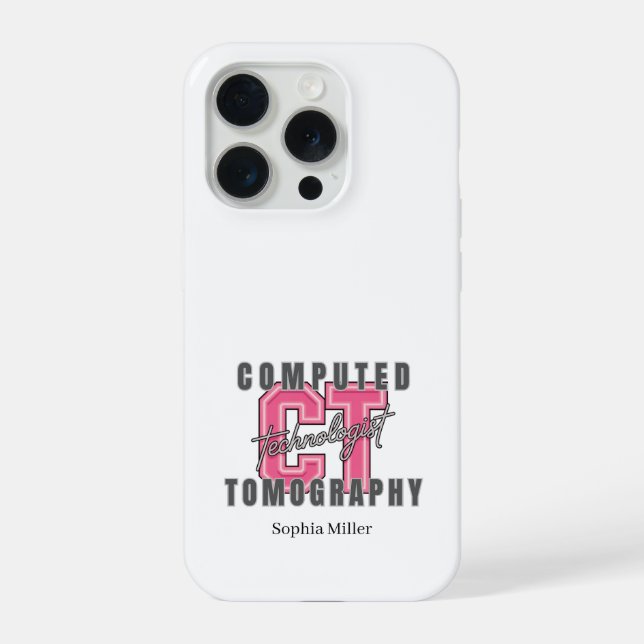 Personalisierte Computertomographie-Technologie iPhone Hülle (Rückseite)