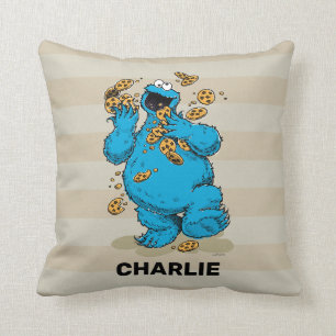 Personalisierte Cookie-Monster-Crazy-Cookies Kissen
