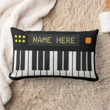 Personalisierte Coole Black Keyboard-Musik