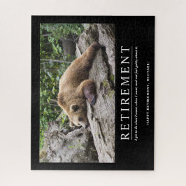 Personalisierte Coole Entspannungsbärenversorgung Puzzle