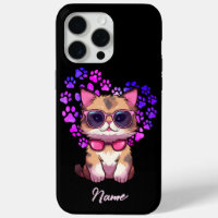 Personalisierte Coole Katze in Sonnenbrillen Fall