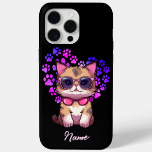 Personalisierte Coole Katze in Sonnenbrillen Fall Case-Mate iPhone Hülle