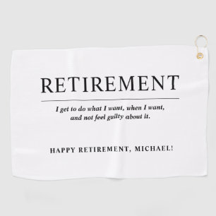 Personalisierte Coole Kundenbindung Golfhandtuch