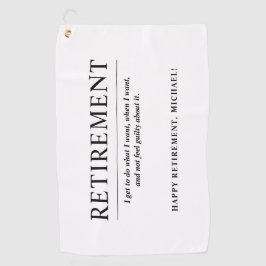 Personalisierte Coole Kundenbindung Golfhandtuch