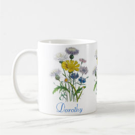 Personalisierte Cornblumen Tasse