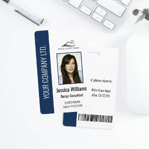 Personalisierte Corporate Employee Blue ID Ausweis