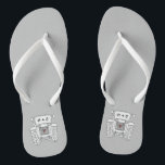 Personalisierte Country Wedding Traktor Flip Flops<br><div class="desc">Ein Paar Traktor Land-Farm themed Hochzeitsspaß Flip Flops,  die mit den Initialen des Paares personalisiert sein können.</div>