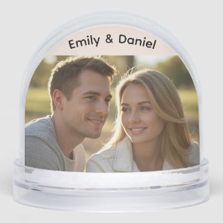 Personalisierte Couple Snow Globe Romantische Lieb Schneekugeln