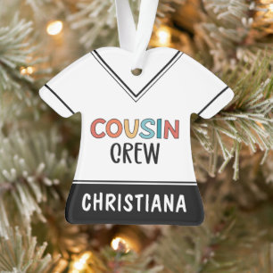 Personalisierte Cousin Crew Matching Cousin Gesche Ornament