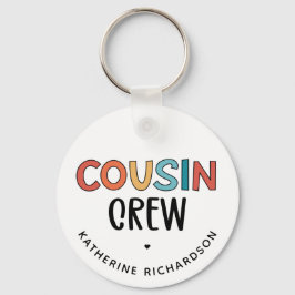 Personalisierte Cousin Crew Matching Cousin Gesche Schlüsselanhänger