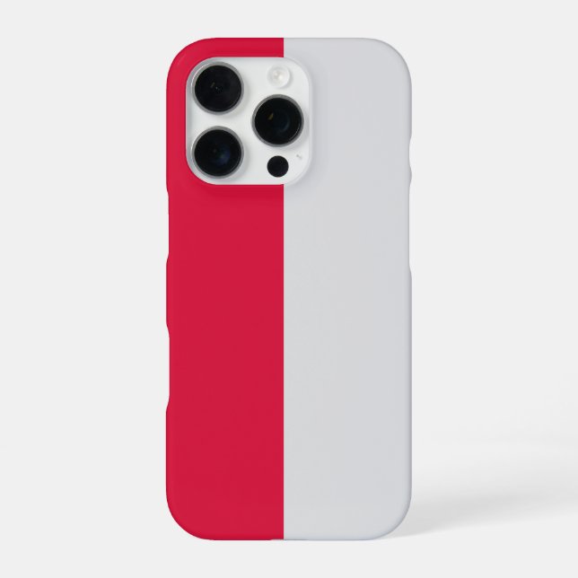 Personalisierte crimson iPhone-Hülle mit individue iPhone Hülle (Rückseite)